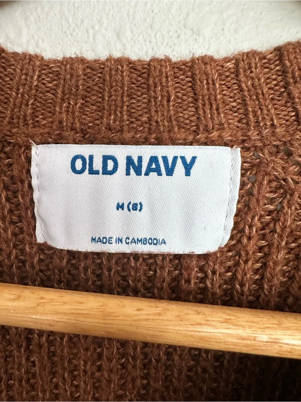 Old Navy Girl’s Brown Knit Crewneck Sweater